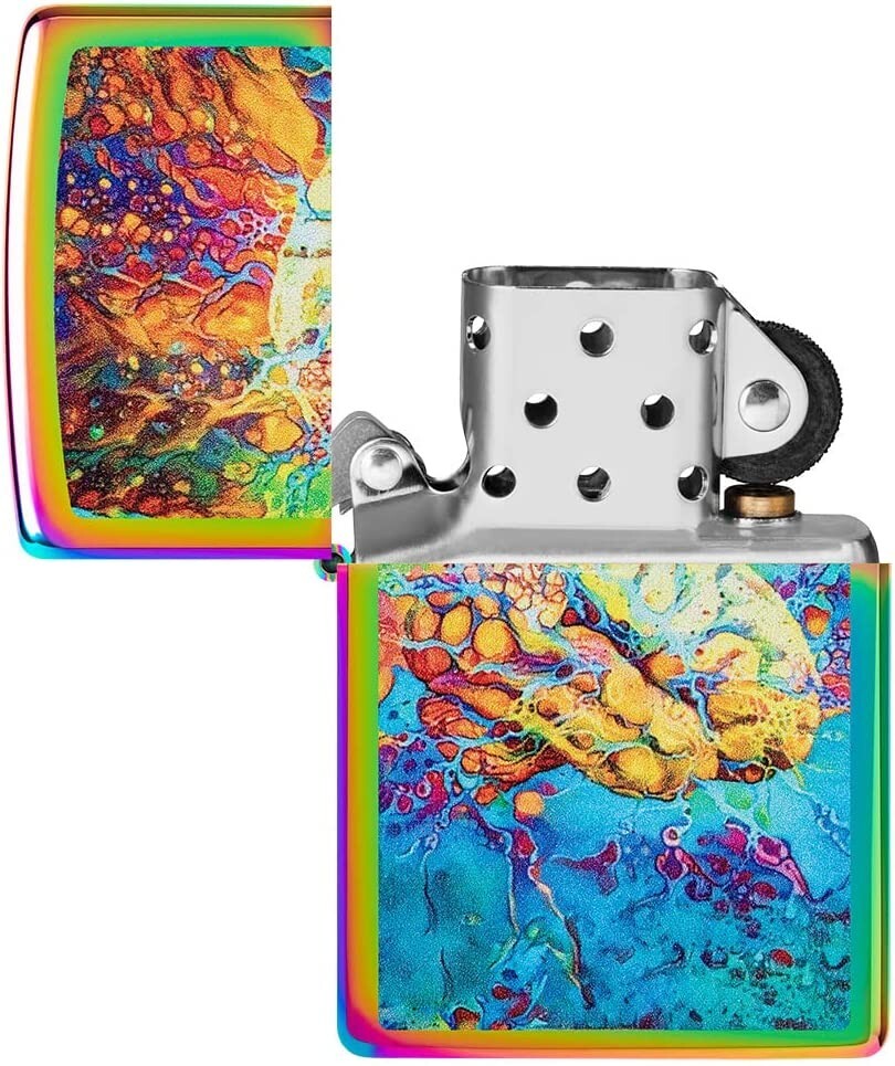 Zippo Psychedelic Brain Design Multi Color 49787