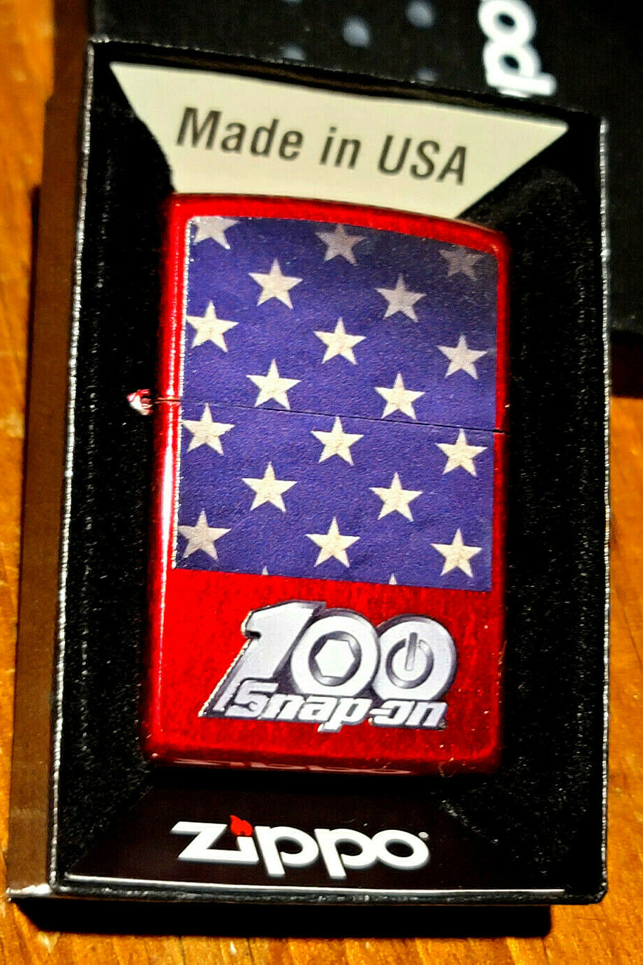 Snap-On 100th Anniversary New ZIPPO Lighter PATRIOTIC Theme Collectible 2020