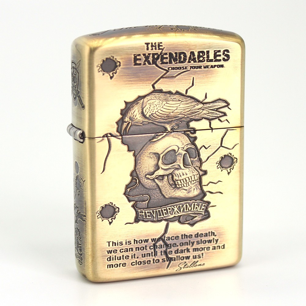 Zippo lighter 168 Armor Asia Custom 3D Deep Carving/ The Expendables New in Box