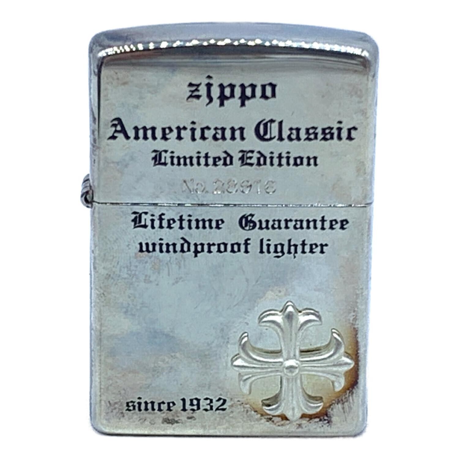 Vintage Zippo 2006 American Classic Limited Edition No.28916 Oil Lighter w/ Case