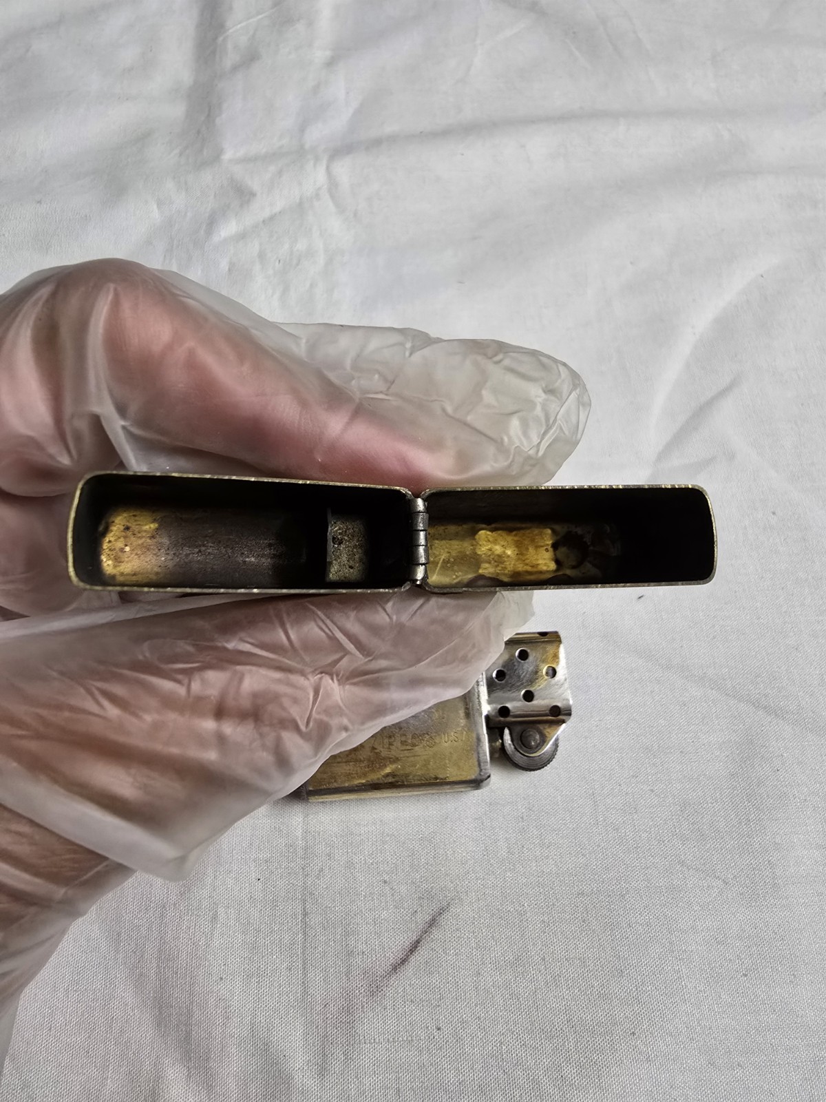Zippo 1932-1990 Commemorative Solid Brass Lighter. RARE