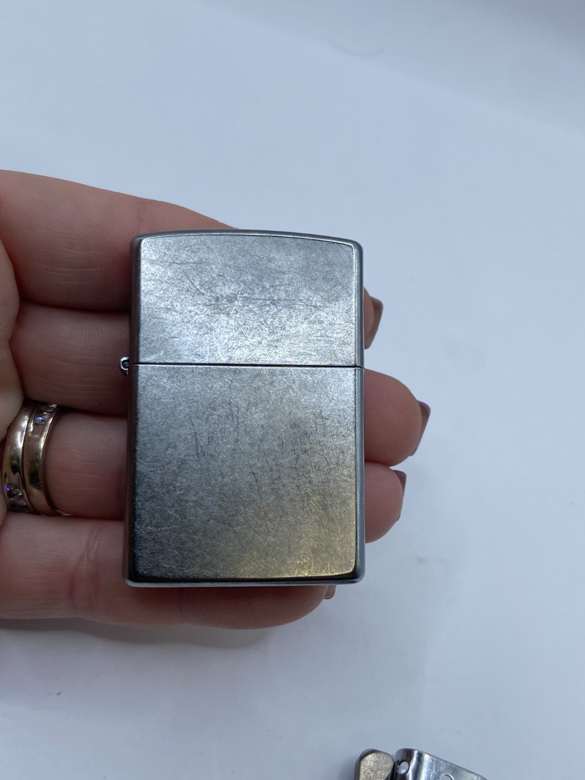 NEW Zippo Lighter Chrome USA w/ EXTRA INSERT