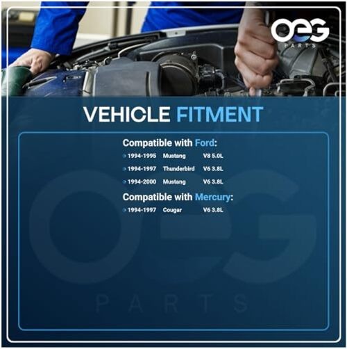 OEG Parts New Alternator Compatible With Ford Mustang V6 3.8L 1994-2000,