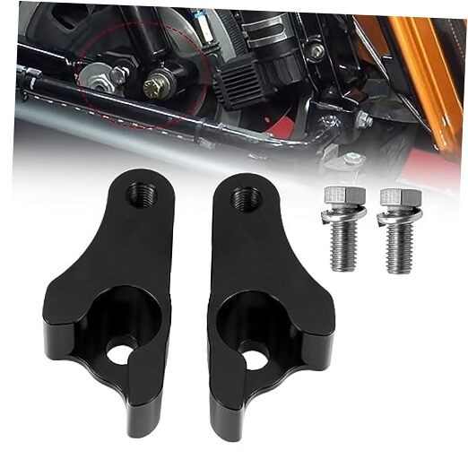 2 Inch Lowering Blocks Kit Rear Slam Lowering Blocks Compatible with Harley