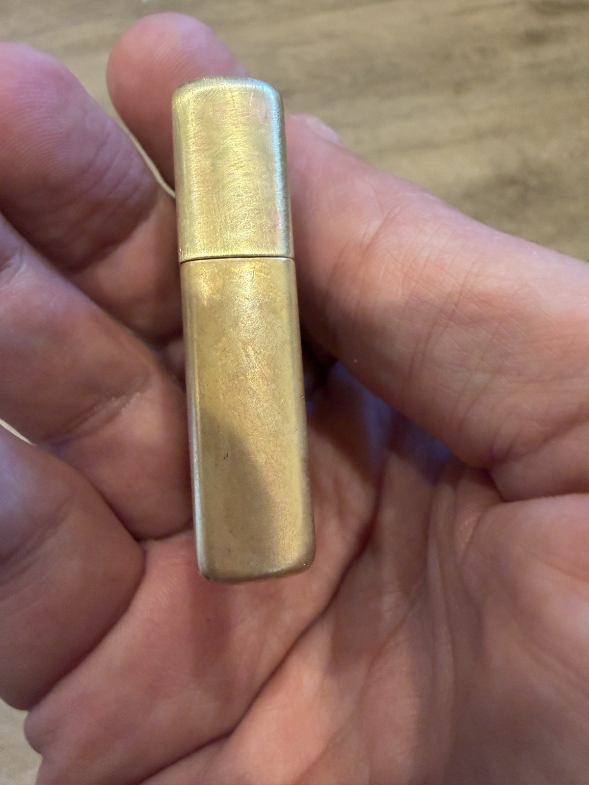 VINTAGE U.S.S LONG BEACH CGN-9 SOLID BRASS ZIPPO LIGHTER RARE Tested Works