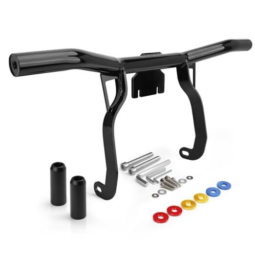 Touring Front Engine Guard Crash Bar Flat Out Bar Compatible with 2009-2013
