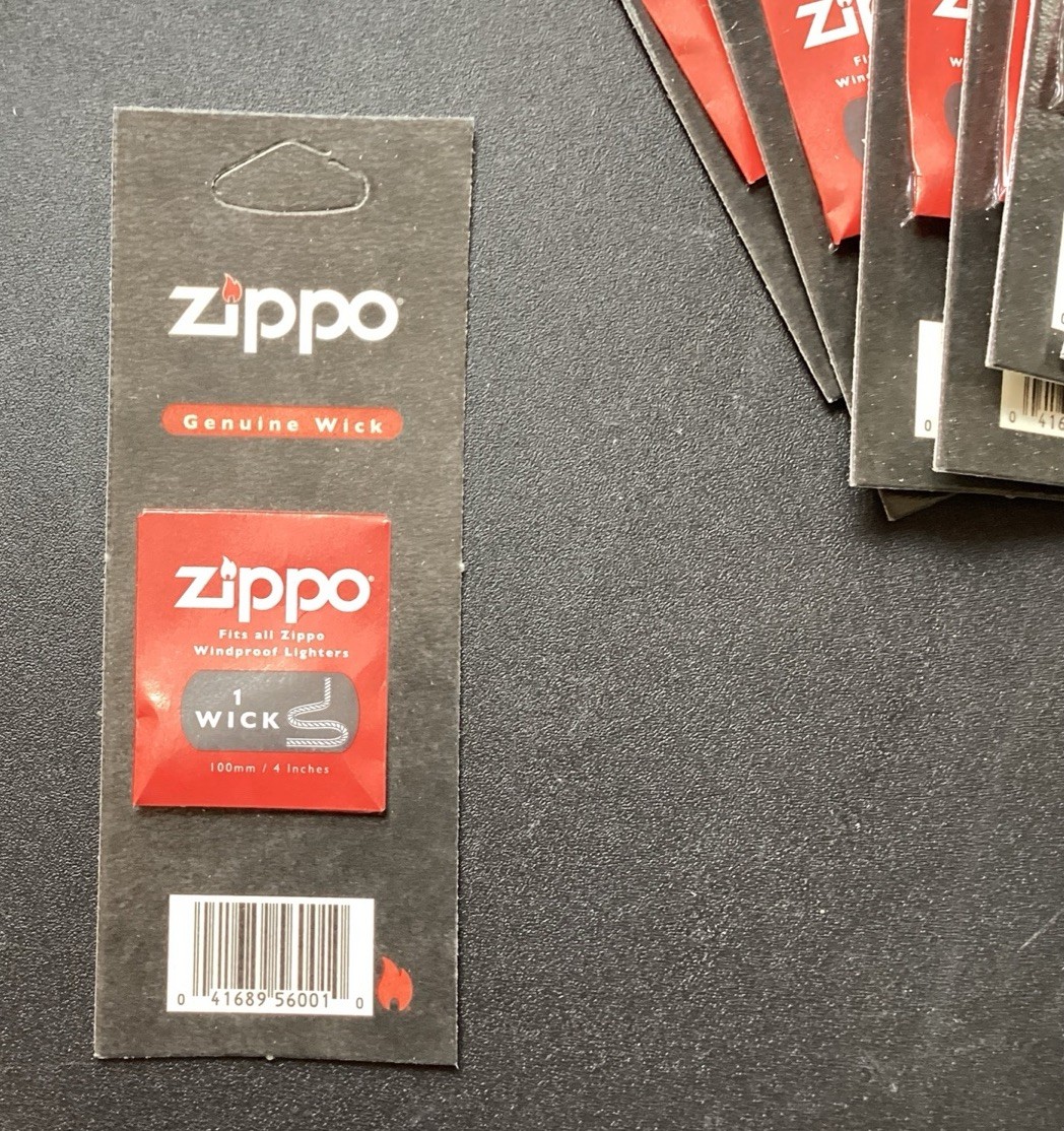 (12) Genuine Zippo Wick Packs