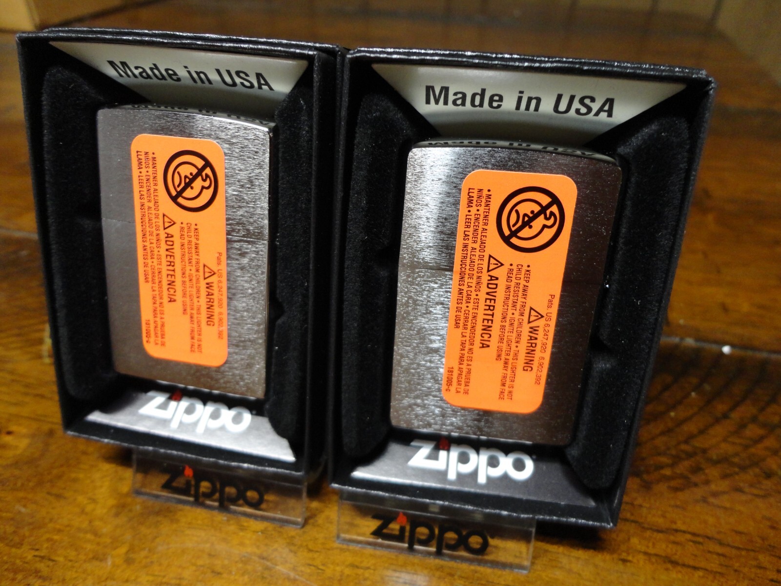 REPUBLICAN ELEPANT DEMOCRATIC DONKEY BOXING ELECTION 2024 2 ZIPPO LIGHTER SET