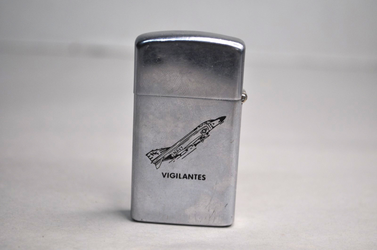 RARE 1978 VF-151 Zippo Vintage US Navy Fighter Vigilantes Squadron Lighter