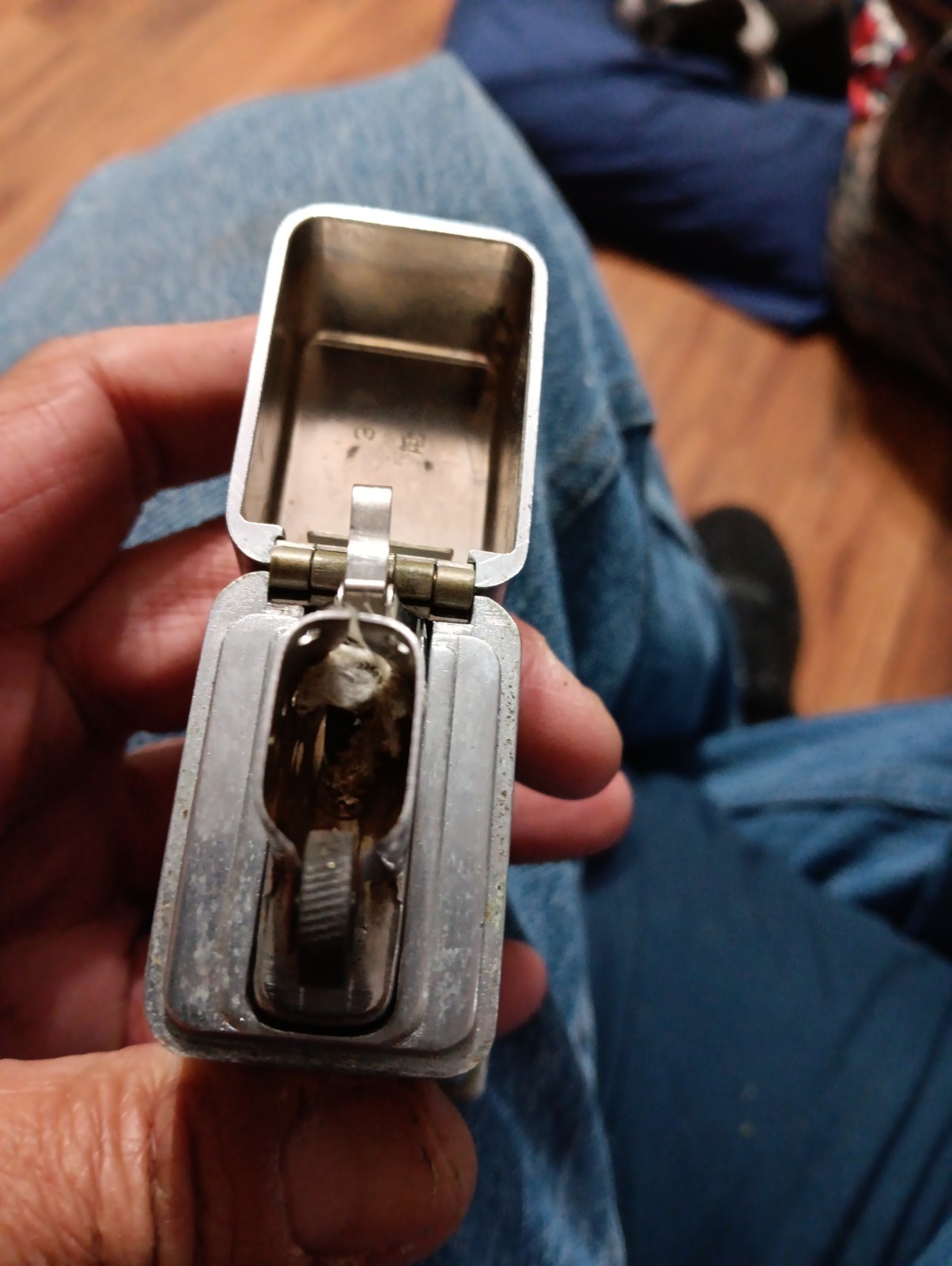 1950’s Zippo Barcroft Table Lighter „B“ engraved