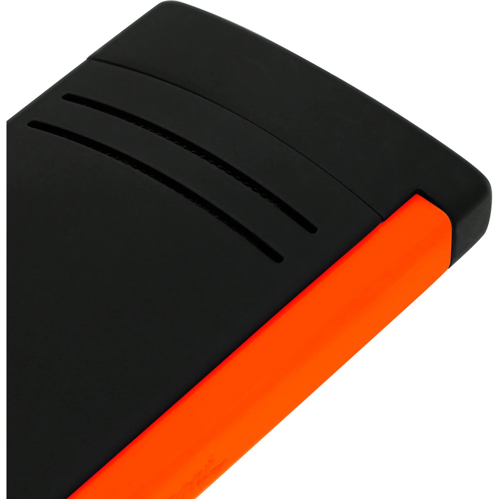 S.T. Dupont Lighter Maxijet Matt Black and Fluo Orange with Blue Jet Flame 20169
