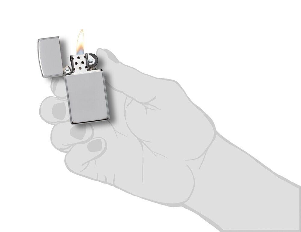 Zippo Slim High Polish Chrome 1610