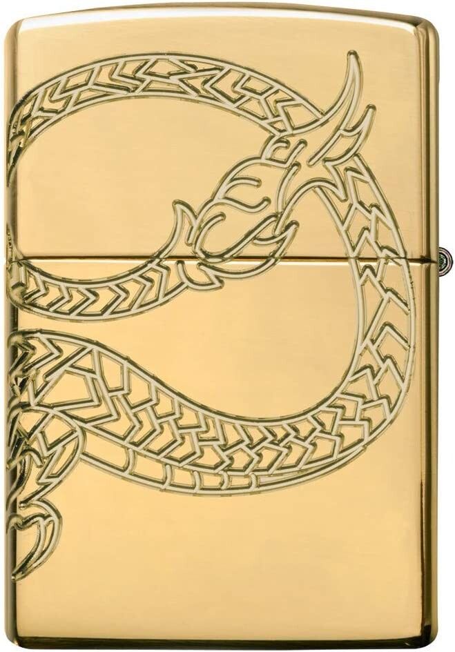 Zippo Armor Chinese Dragon High Polish Gold Plate – Zippo 29265