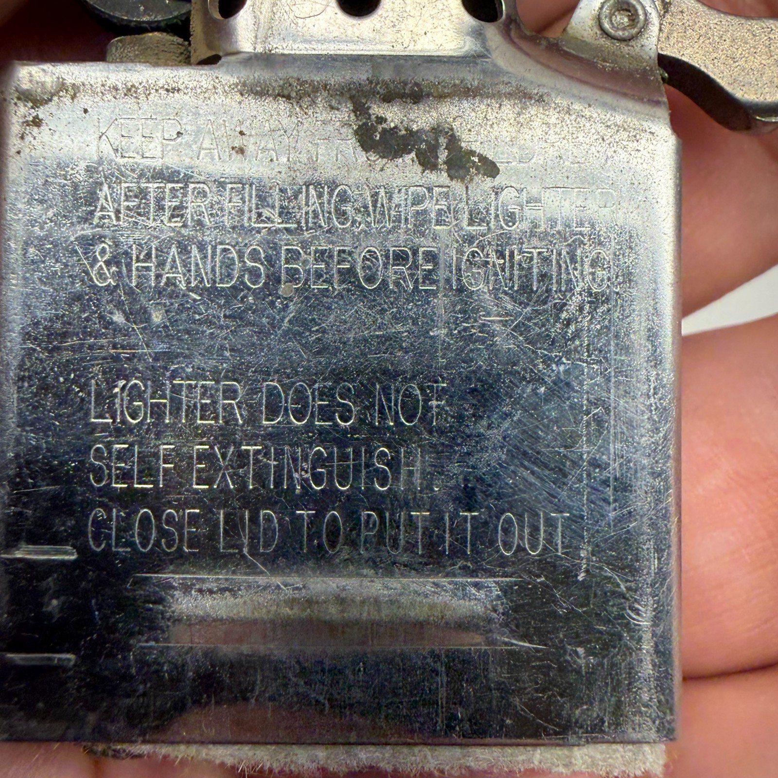 ZIPPO 2012 Cigarette Lighter American Flag Dog Tags B 12 – UNTESTED SOLD AS IS