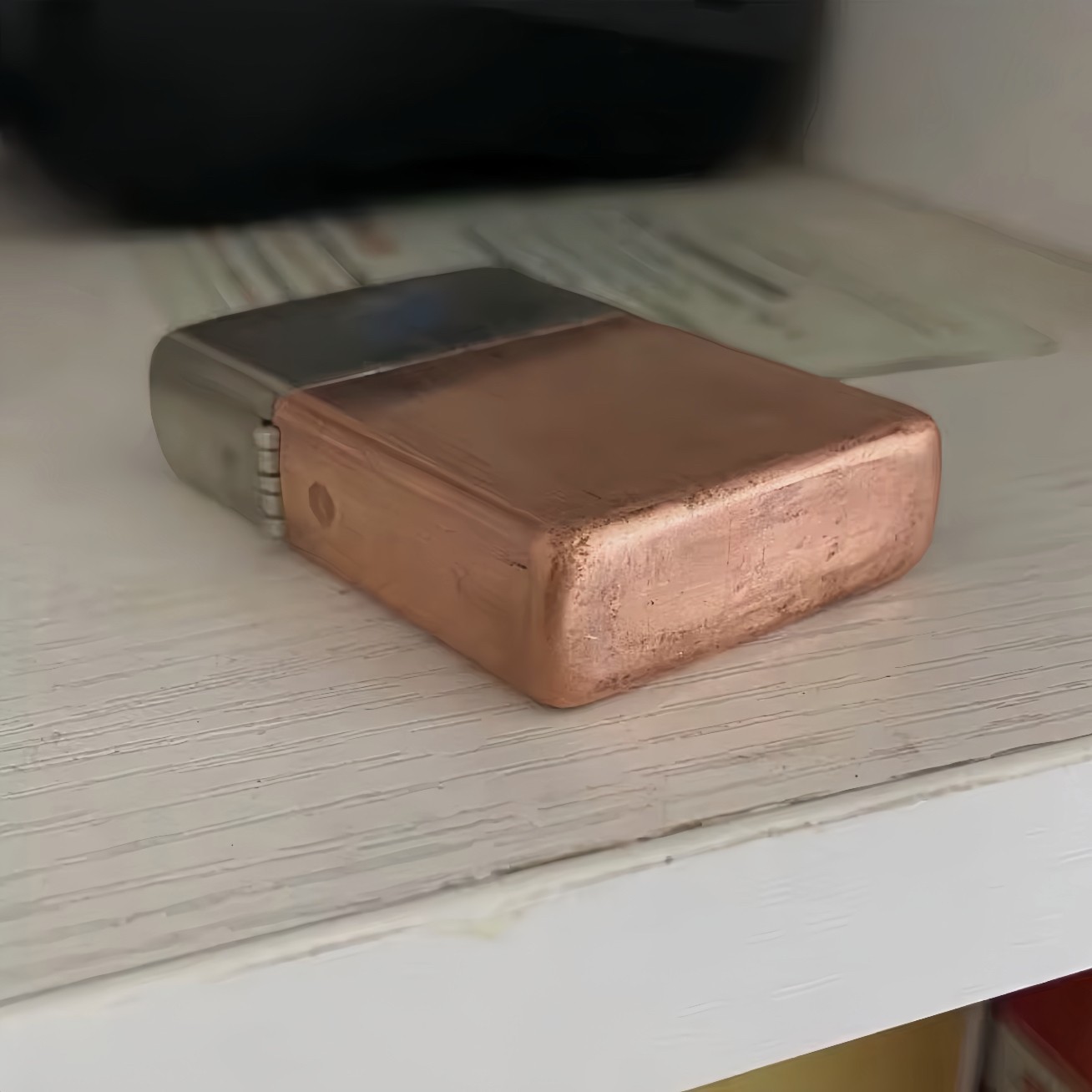 Copper Lighter Case For Zippo Lighter Inserts – Unpolished Housing
