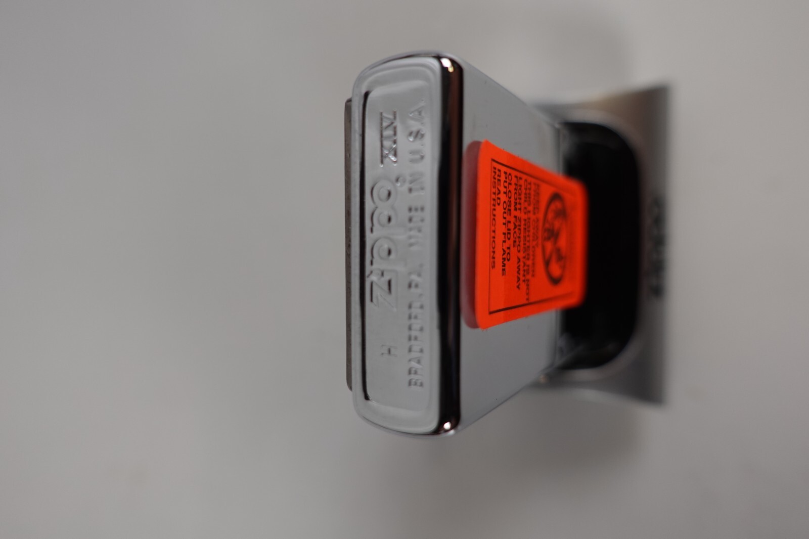 Zippo Spellout Tire Track Logo Textured Zippo Unstruck New Cool
