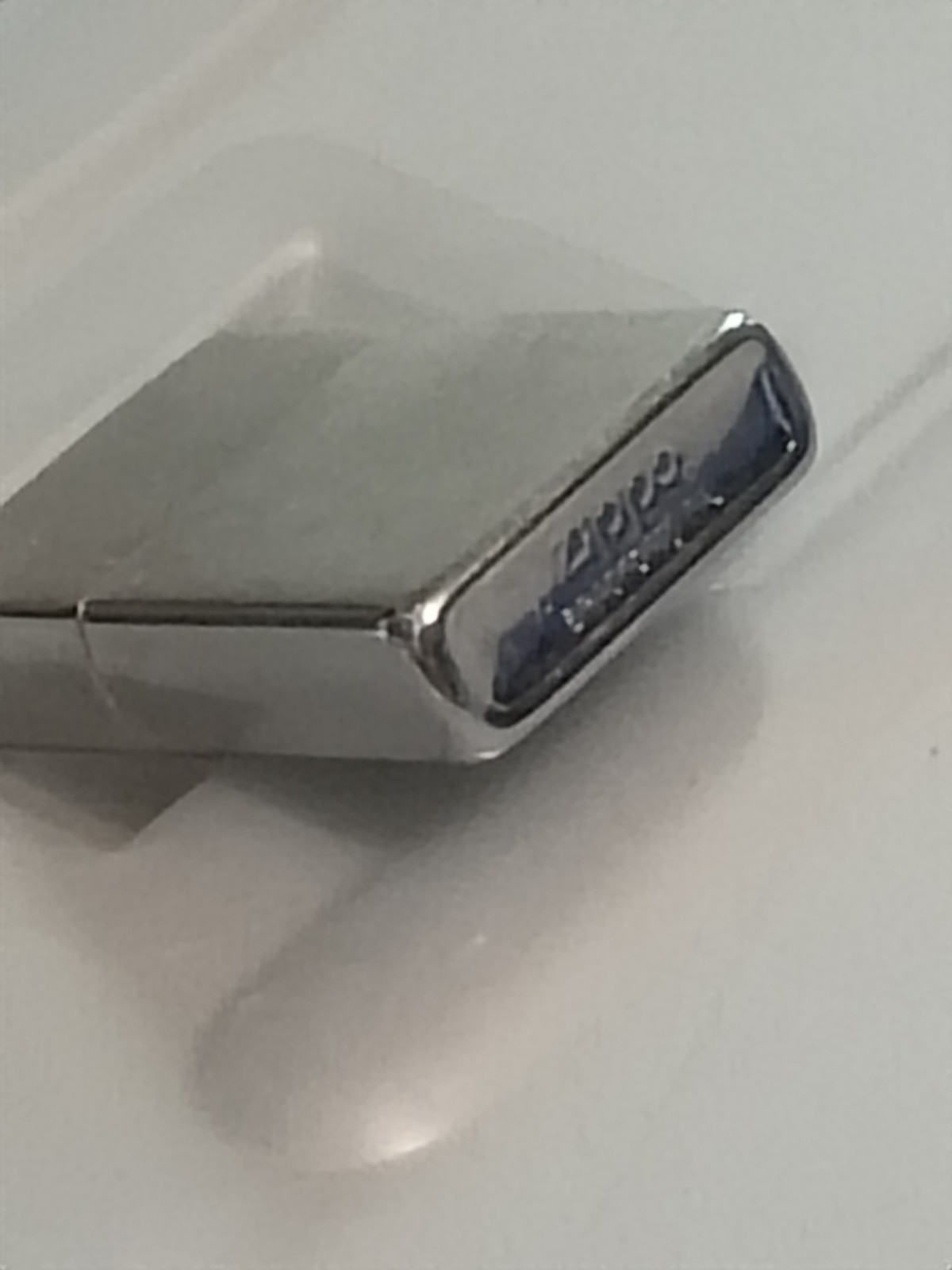 Vintage Golfer Zippo Lighter Black Plastic Box