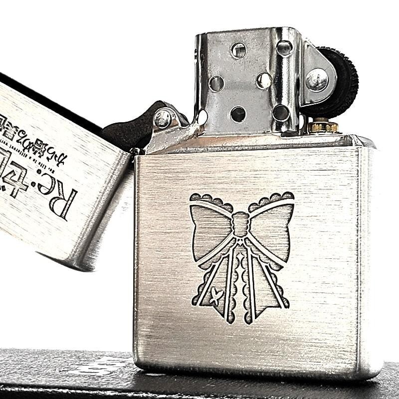 Zippo Re Zero Beatrice Silver Satin Etching 2 Sided Processing Lighter Regular
