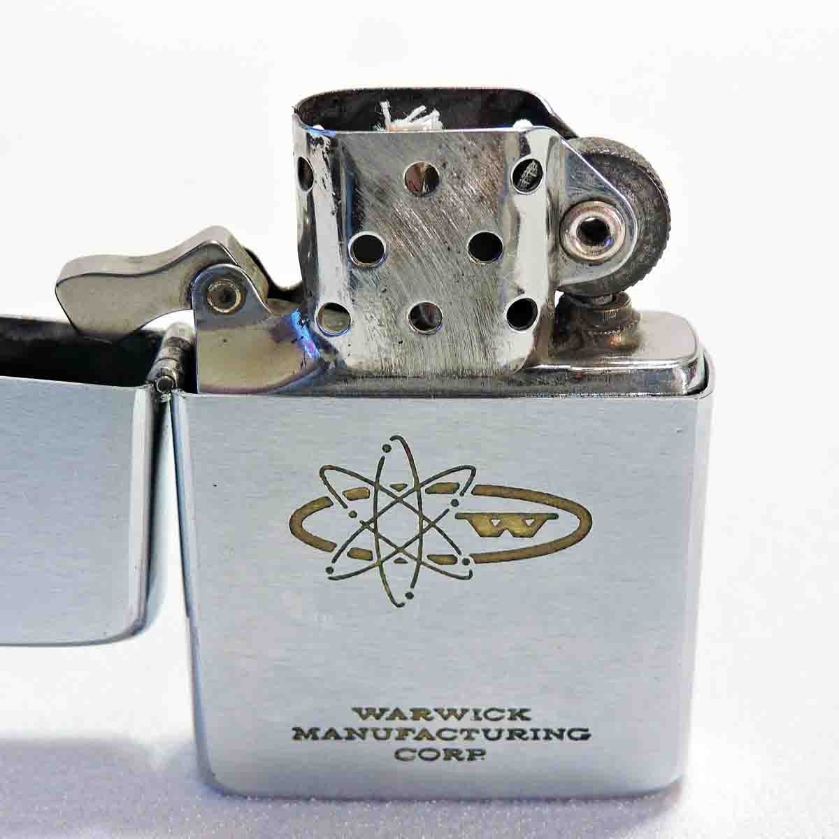 1960 Zippo Lighter Advertising Warwick Manufacturing Corp. Patent 2517191