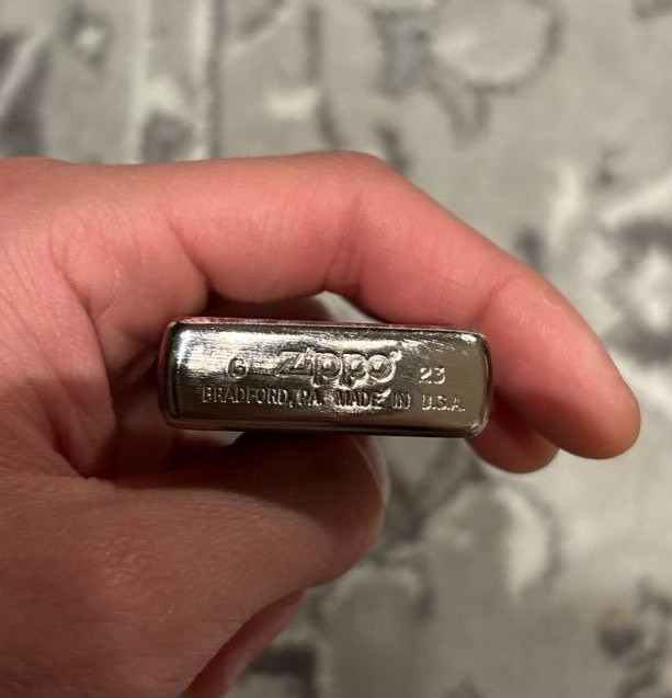 Vivienne Westwood ZIPPO UNION JACK Orb Logo Oil Lighter Red No Box w/Pouch