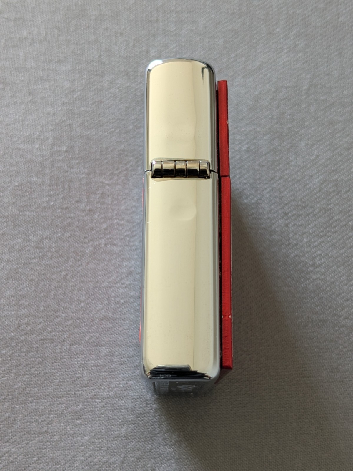 VTG 2002 BIG BEN CLOCK, LONDON RED ANODIZED ALUMINUM ZIPPO LIGHTER UNUSED RARE