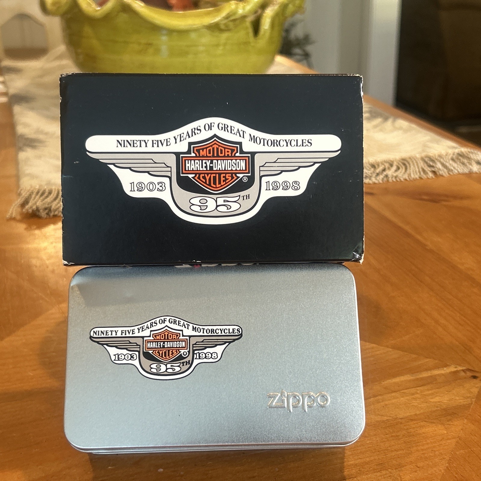 Harley-Davidson Zippo 95th Anniversary Gift Set – Lighter & Knife – HD290