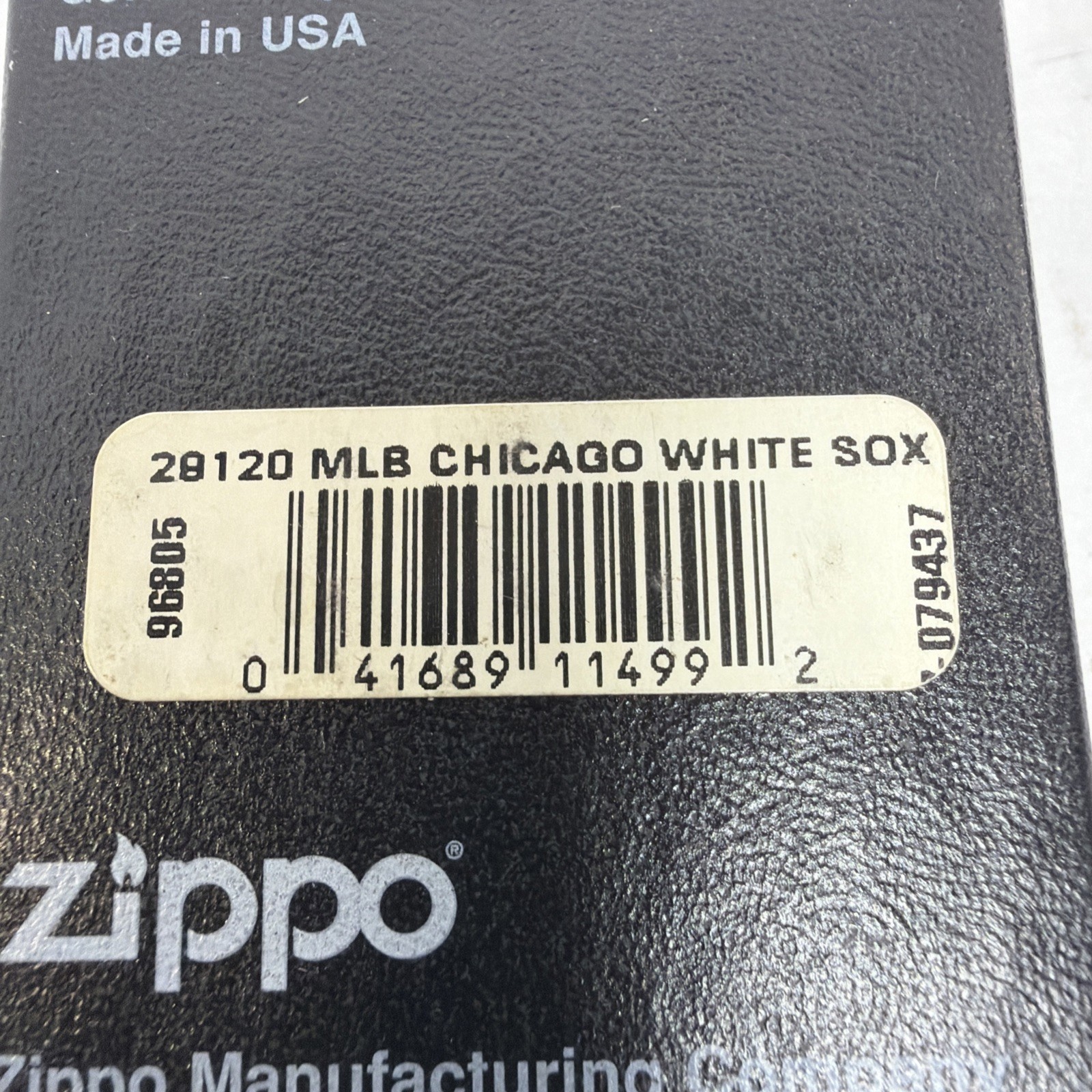 Zippo Lighter MLB Chicago White Sox Made In U.S.A. Sparks New in Box – Clean