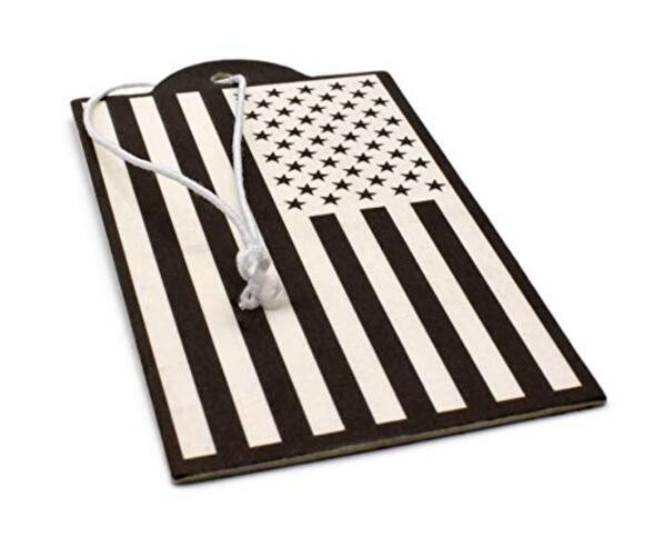 Inverted Black and White American Flag Automotive Air 6 Count (Pack of 1)