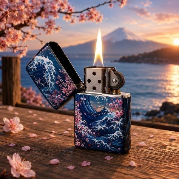 Zippo Lighter D26-210 Soccer Story Printed Used