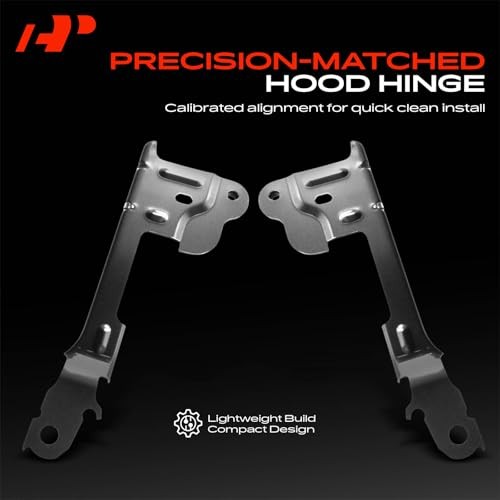 Front Hood Hinges Compatible with 2007-2014 Chevy Chevrolet Chevy Silverado