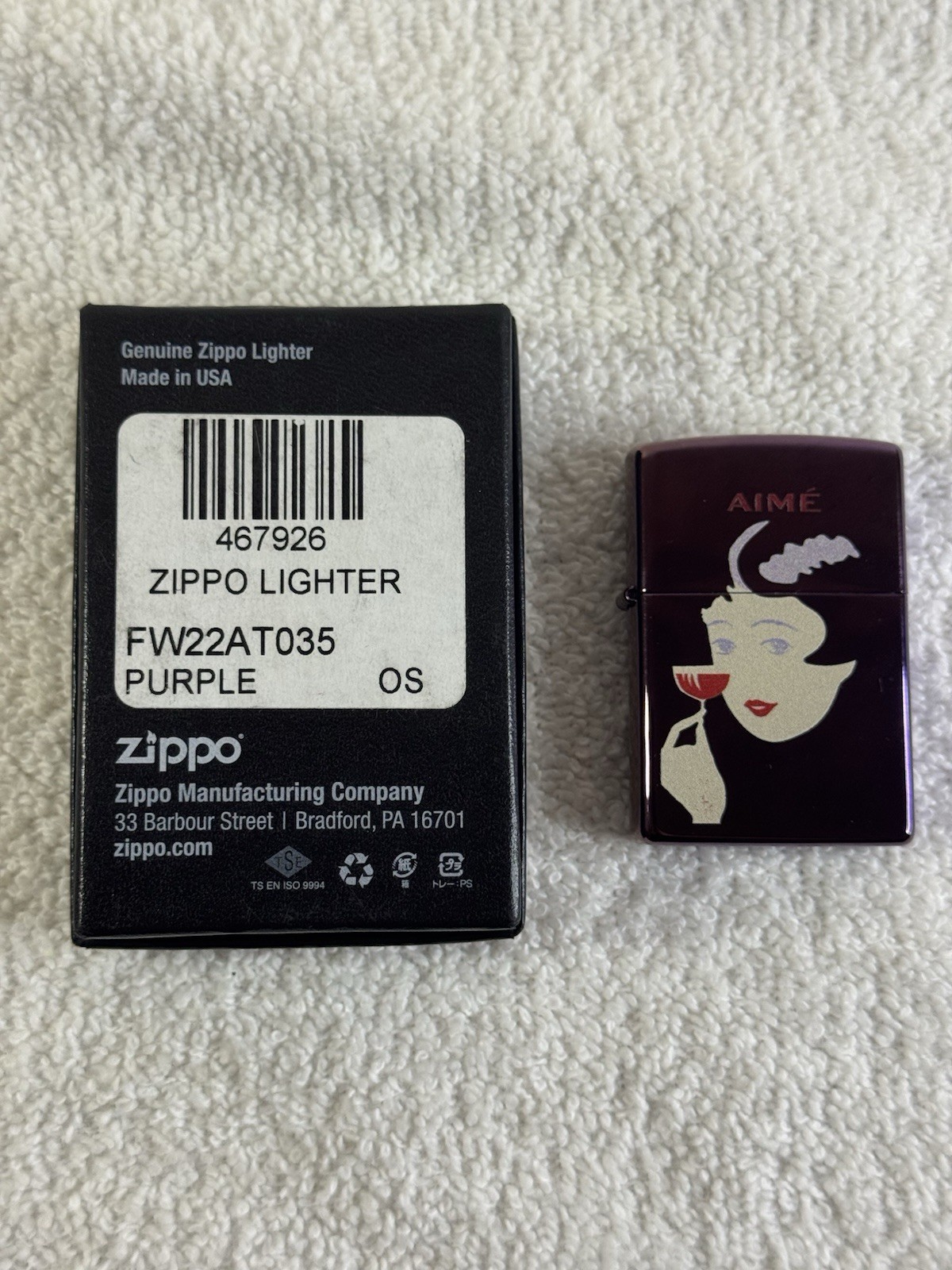 Aime Leon Dore Martini Graphic Zippo Lighter