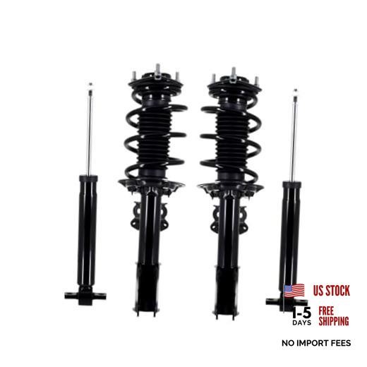Set of 4 Front Quick Complete Strut-Coil Spring-Rear Shock Replacement For
