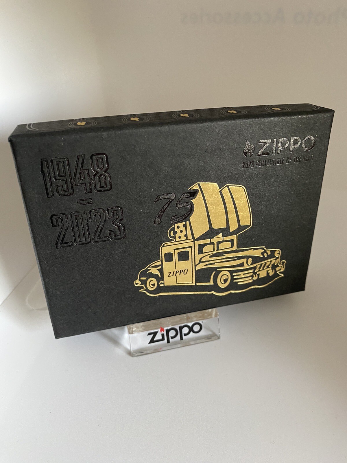 Zippo 2023 Collectible Of The Year. Zippo Car 1948-2023. Armor Plate