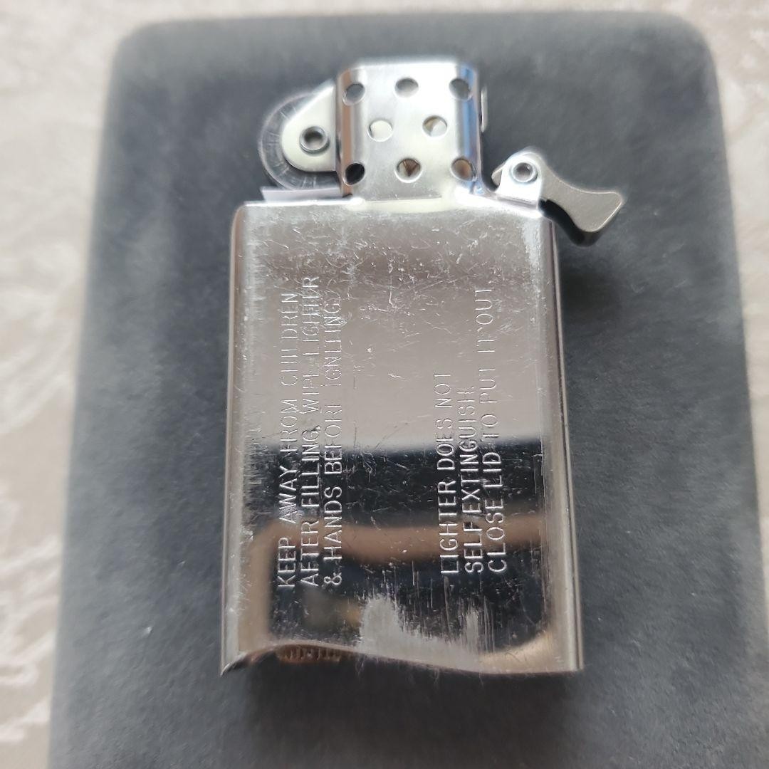 Zippo 2014 Wood-Inlaid Slim Armor Lighter Used in Excellent Condition