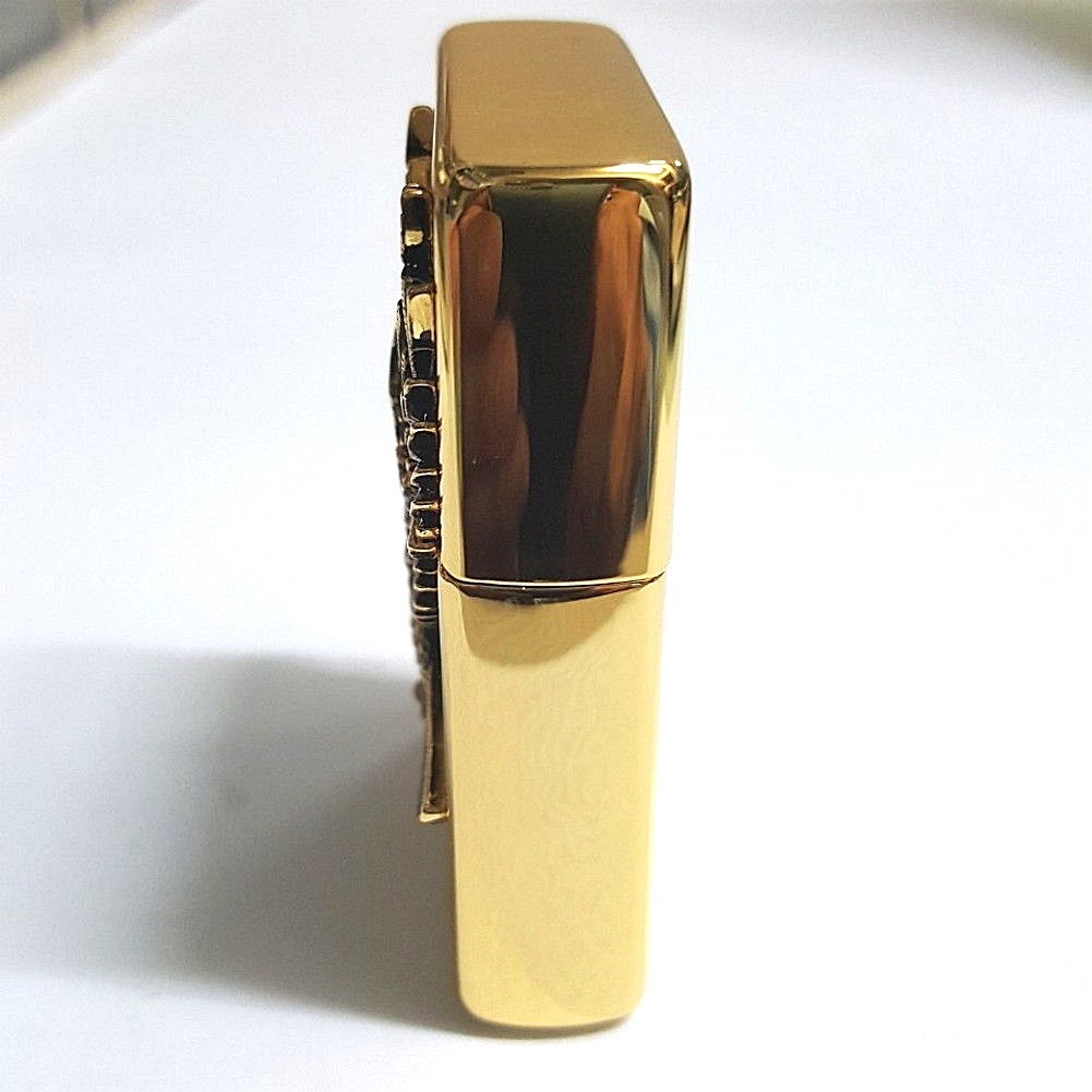 Zippo King of the SKY GD Lighter Genuine Org Packing 6 Flints set GIFT