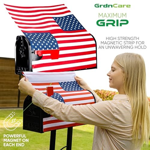 USA Magnetic Mailbox Cover – Durable & Stylish Patriotic Mailbox USA Flag