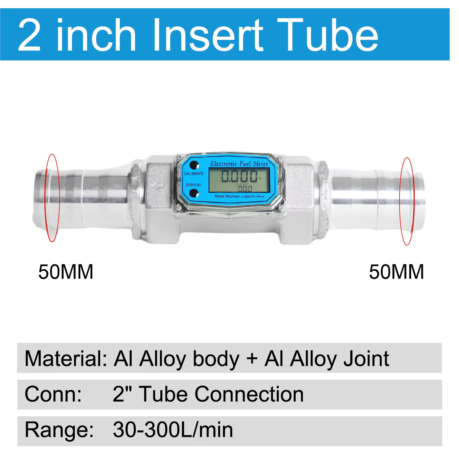 Electronic Turbine Fuel Flow Meter G3/4 G1 G1.5 G2 Inch Diesel Petrol Water Digi