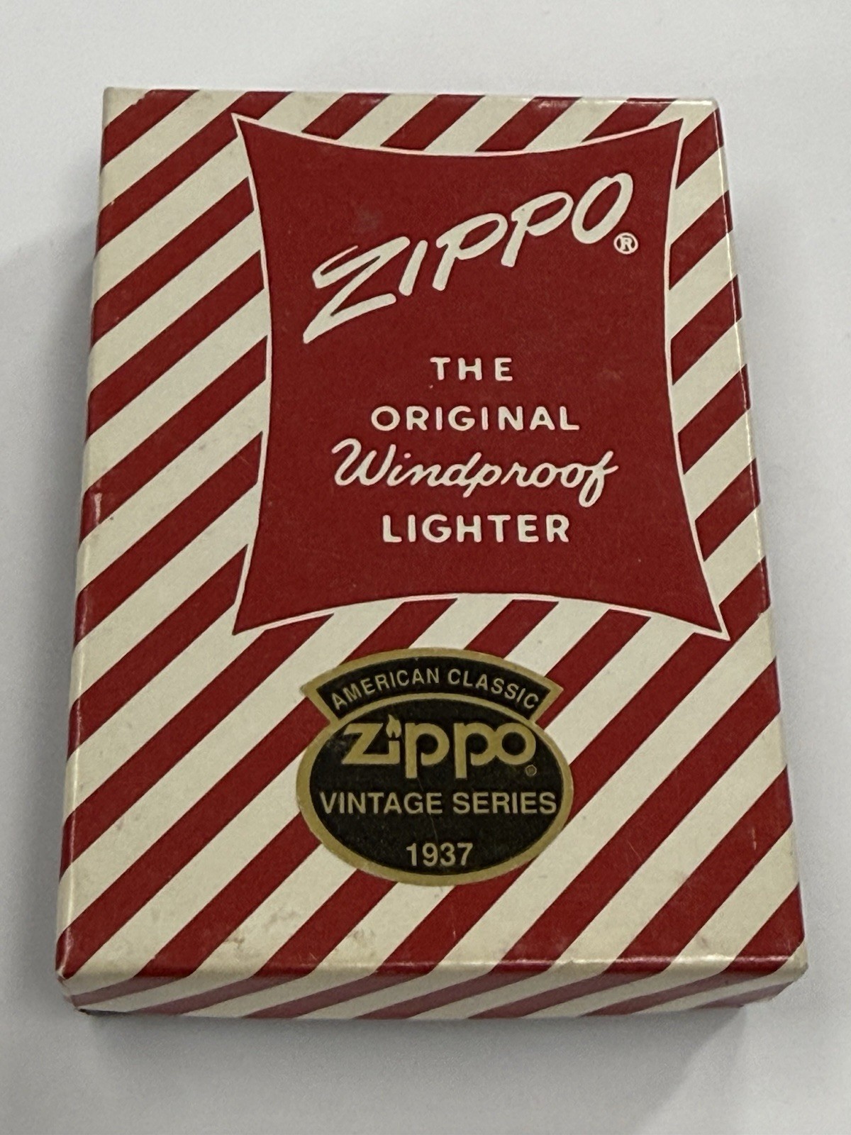 ZIPPO 1997 A WEEK’S TRIAL METALLIQUE 1937 VINTAGE SERIES LIGHTER UNFIRED C669