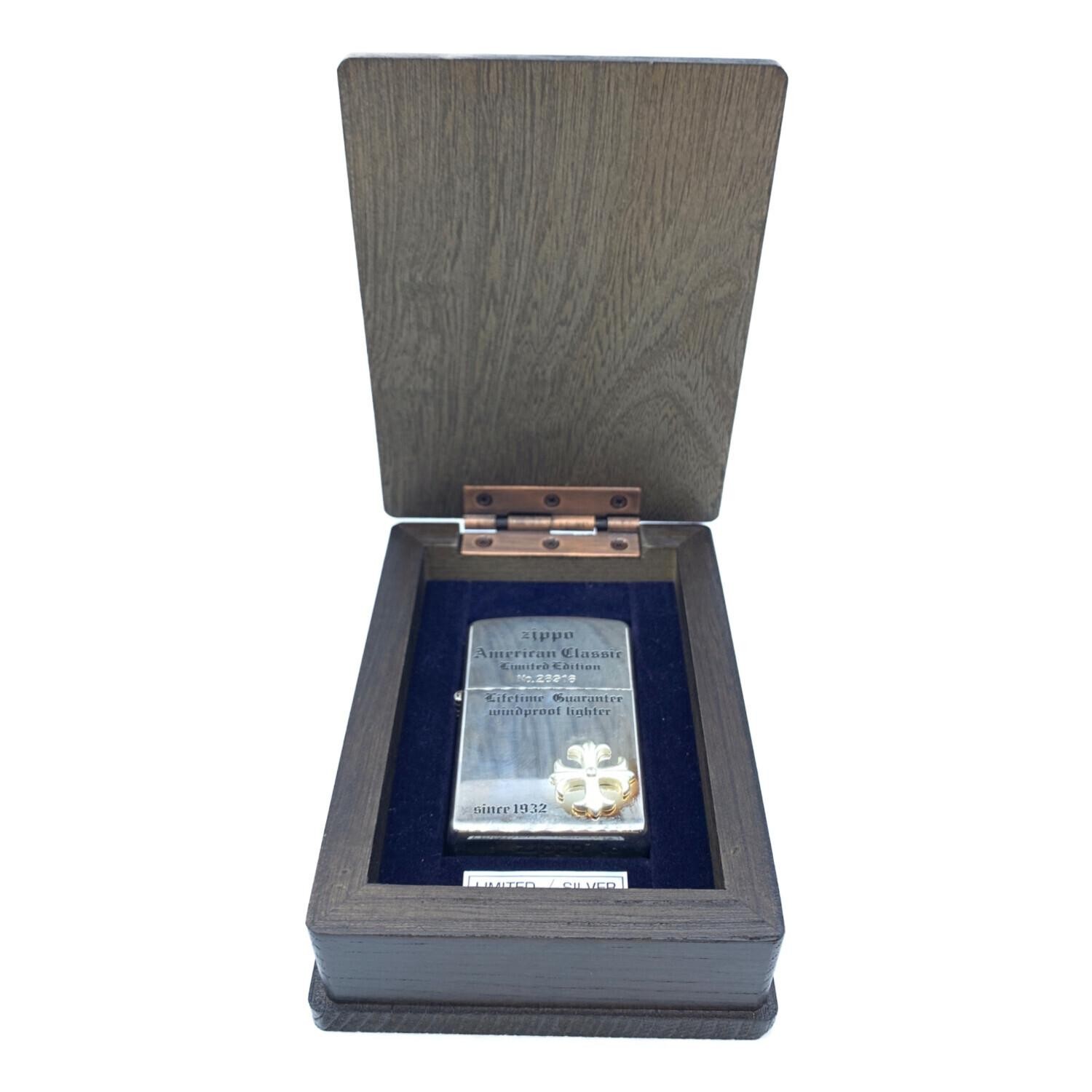 Vintage Zippo 2006 American Classic Limited Edition No.28916 Oil Lighter w/ Case