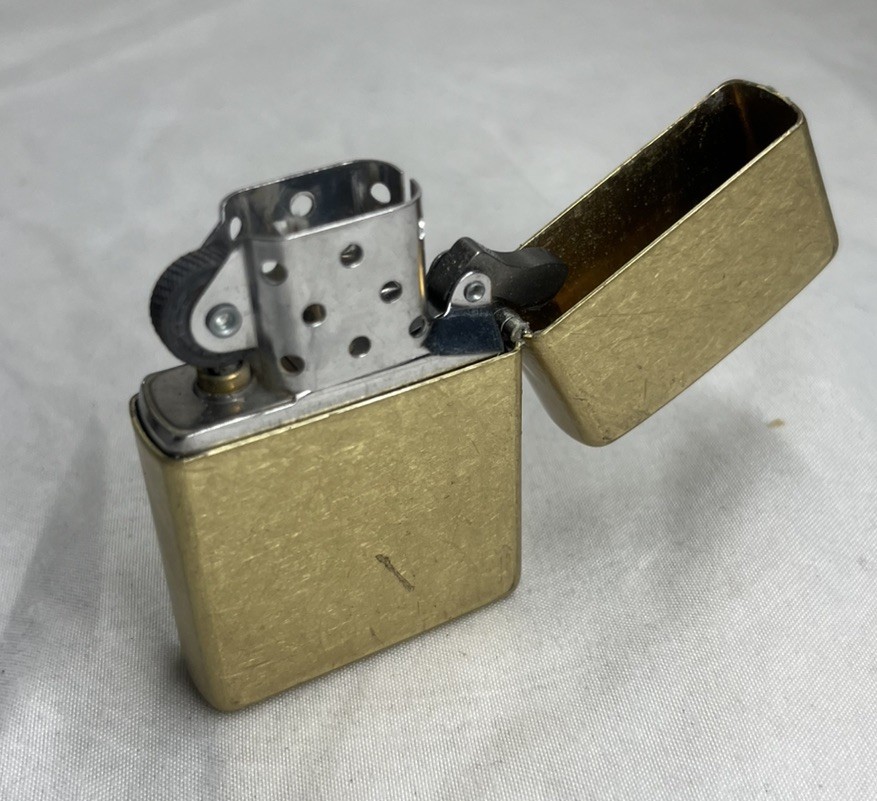 Zippo 49477, Classic Tumbled Brass Finish Lighter Windproof USA Sparks K 23 2023