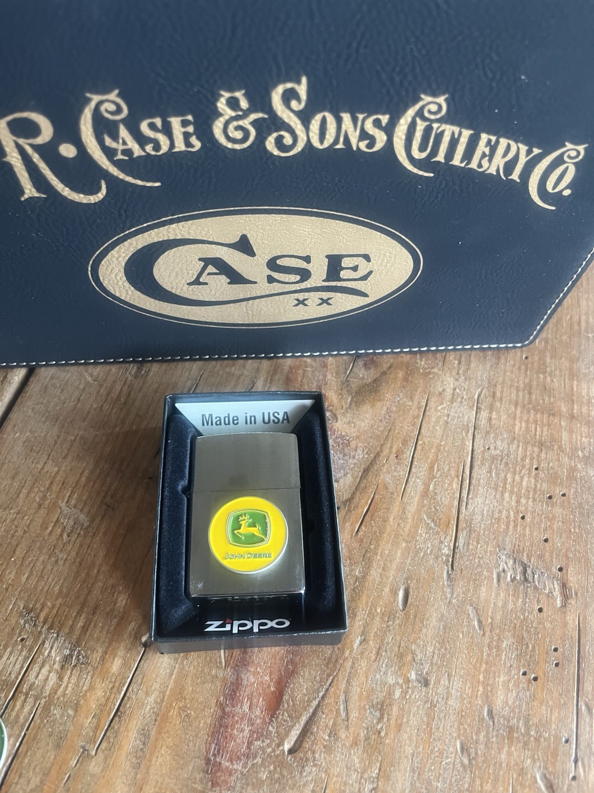 Case XX John Deere Zippo Lighter. Custom Made A Must Have!!
