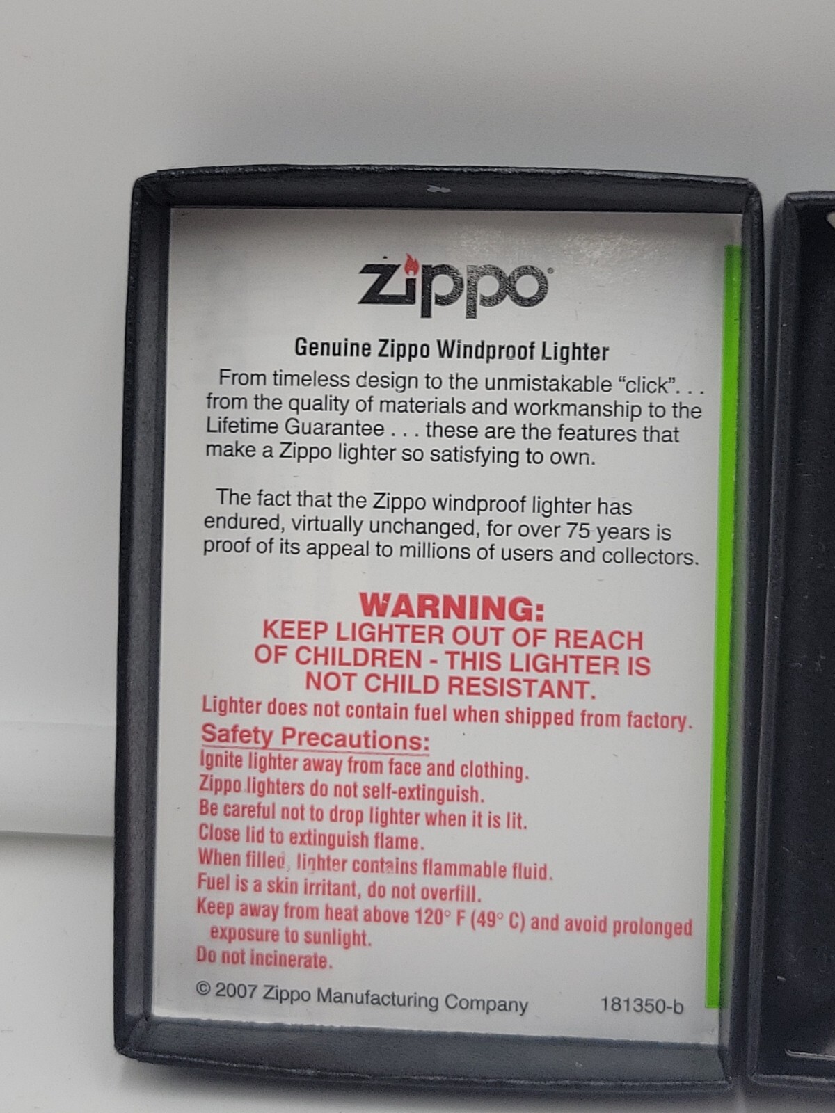 Zippo Lighter Penny 2007 USS Abraham Lincoln CVN-72 High Polished Chrome New
