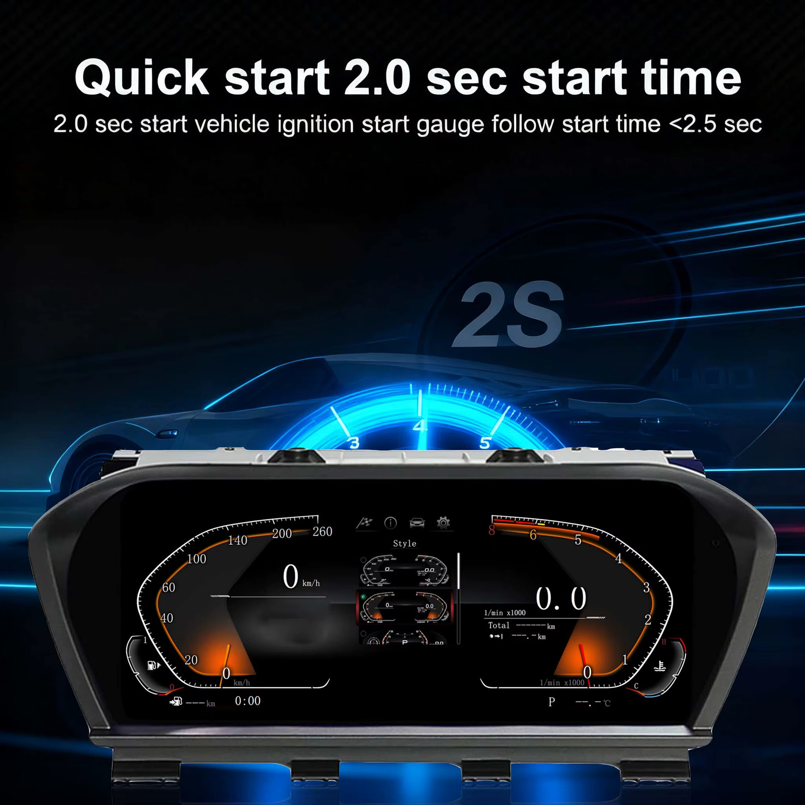 10“ Digital instrument cluster For BMW 1/2 Series F20 F52 F22 F45 X1 F48 F49 X2