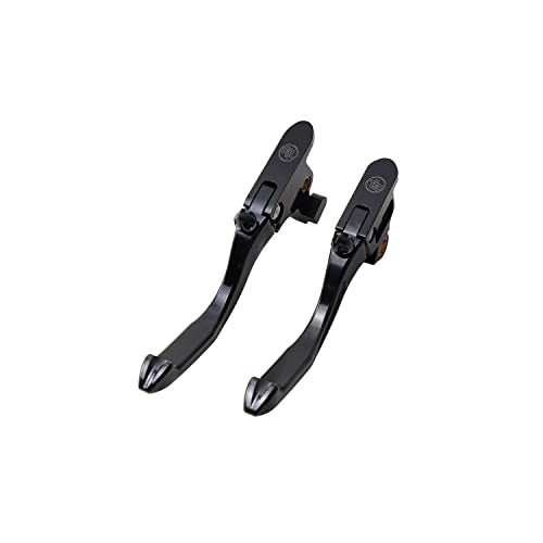 POWER JAMES Black Adjustable Short Slim, Brake & Clutch Levers, Hand Controls,