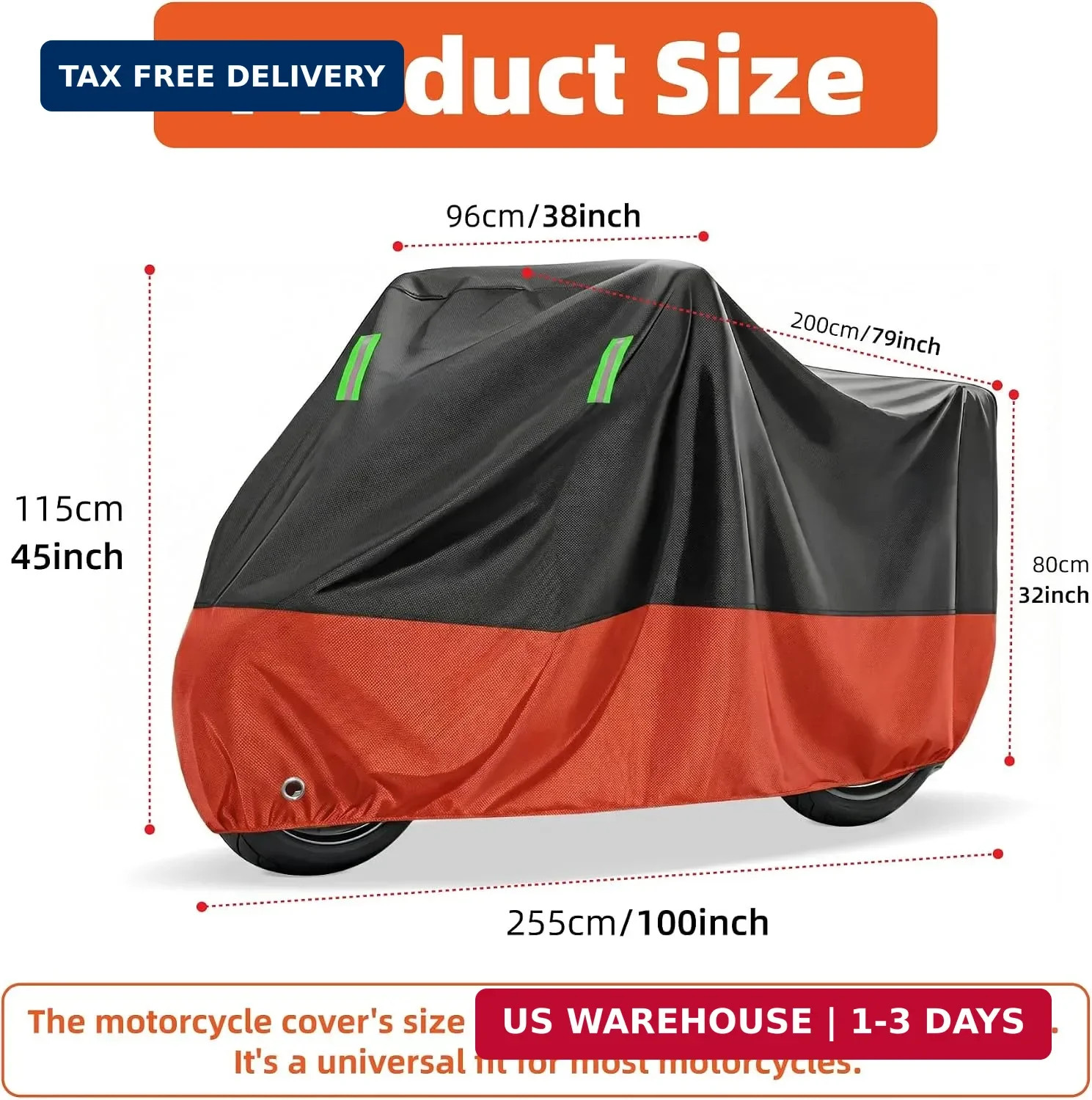 XXXL Waterproof Outdoor Motorcycle Cover for Harley Davidson Ultra Classic, Stre