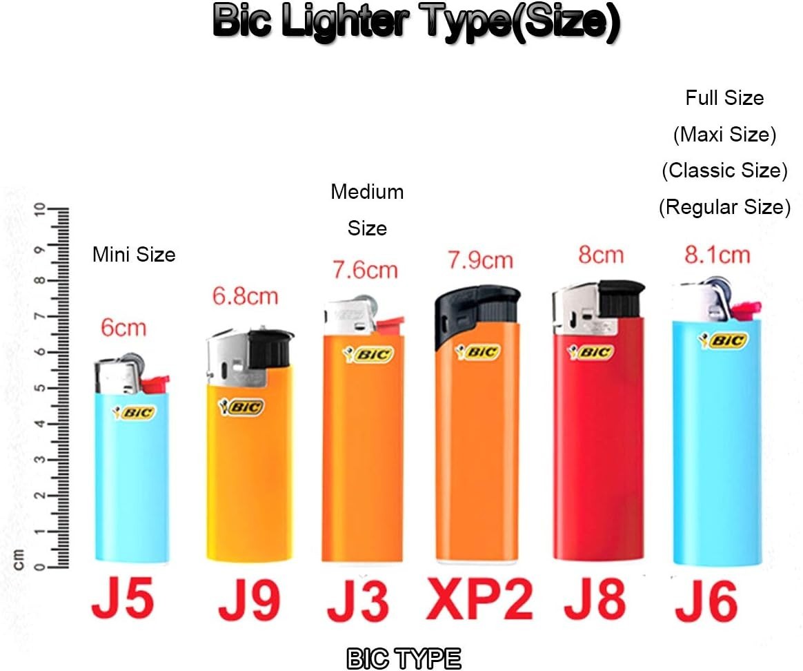 Gold Color Vintage Metal Lighter Case Cover Holder for Mini BIC Lighter J5