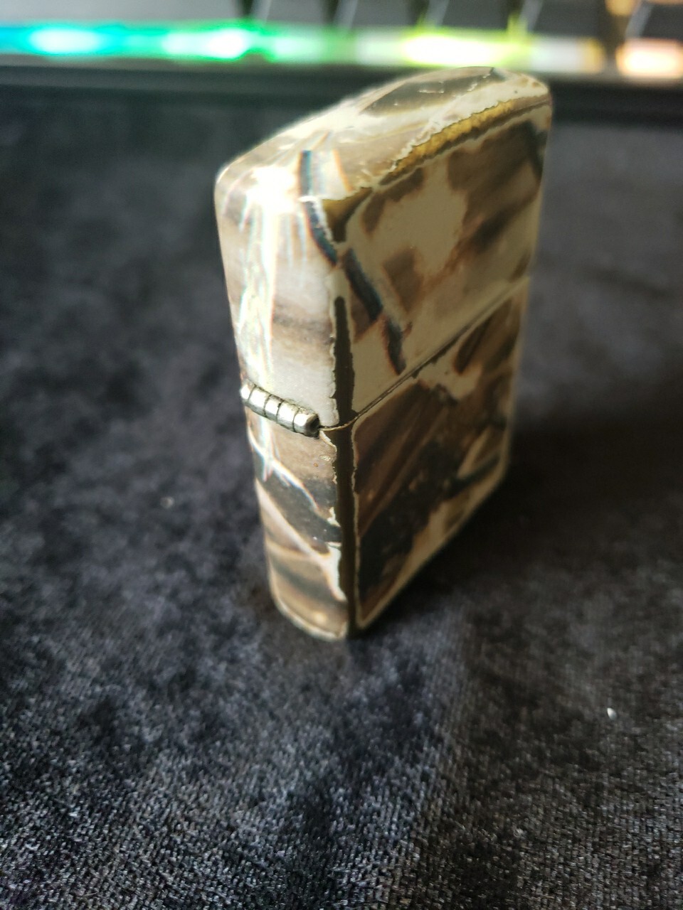 2005 Zippo Lighter Decorated Camo Slightly Used Zippo Collection
