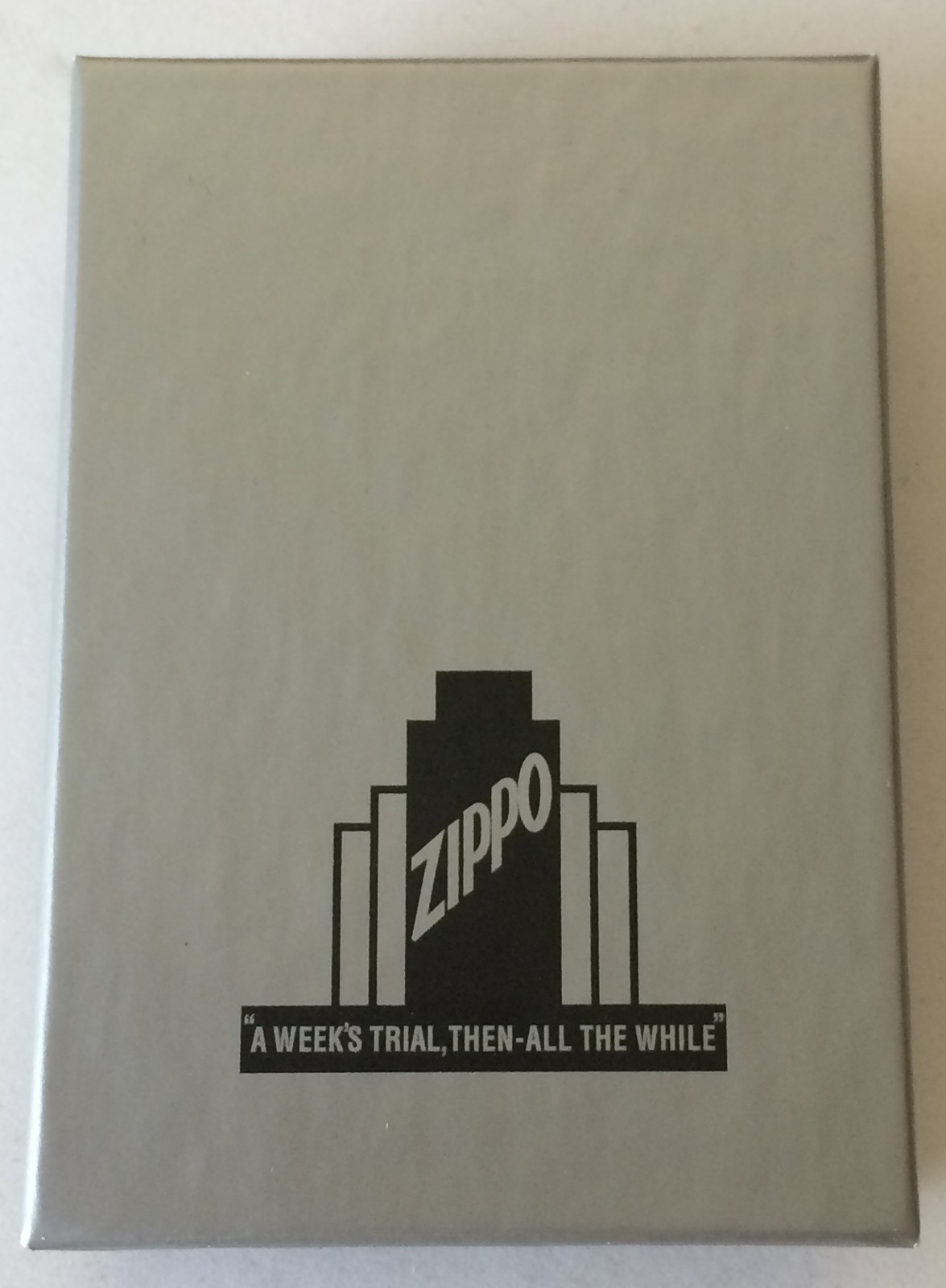 Zippo 1941 Replica Style Brushed Brass Lighter, Item 1941B, New In Box,
