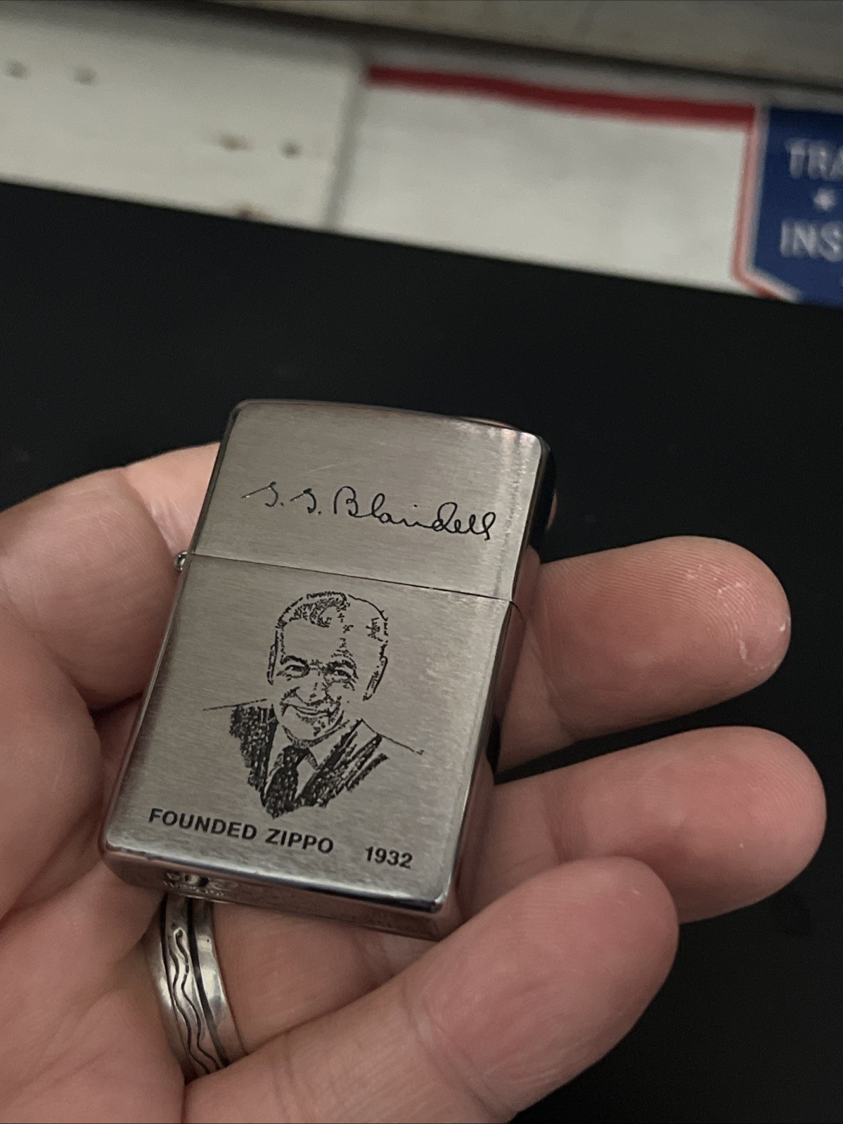 Zippo Lighter Sealed- GEORGE BLAISDELL – FOUNDED ZIPPO – Zippo Lighter 2015