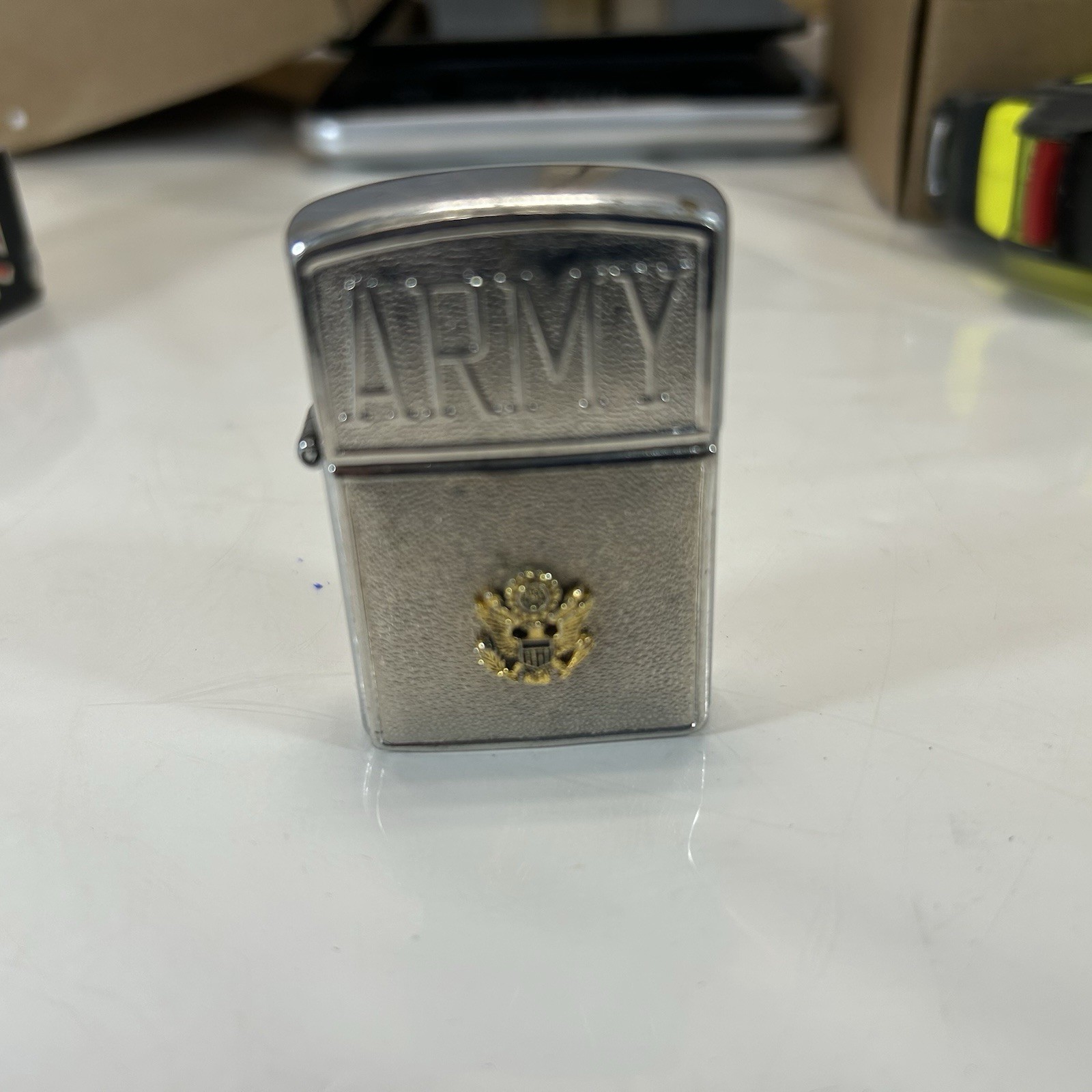 Vintage U.S.Army Lighter. USA Seal 1960’s Works Great. Rarely Used.
